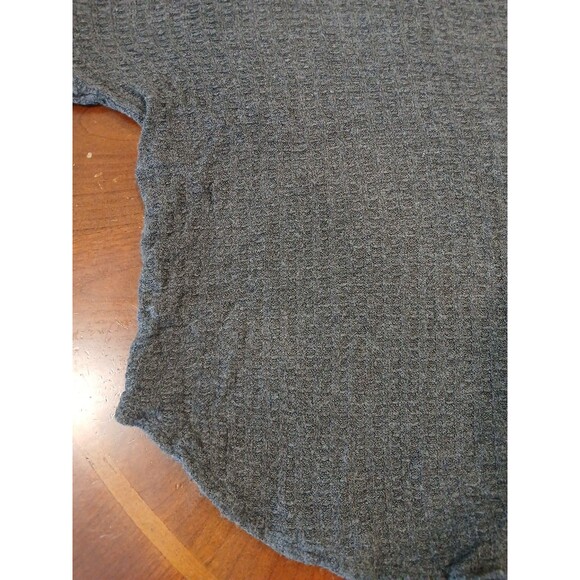 Velvet for Calypso St. Barth Womens Gray Waffle Knit Pullover Sweater Top Size M - Picture 9 of 10